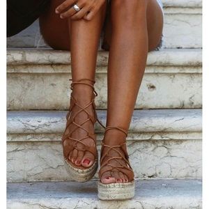ALOHAS platform espadrille sandals